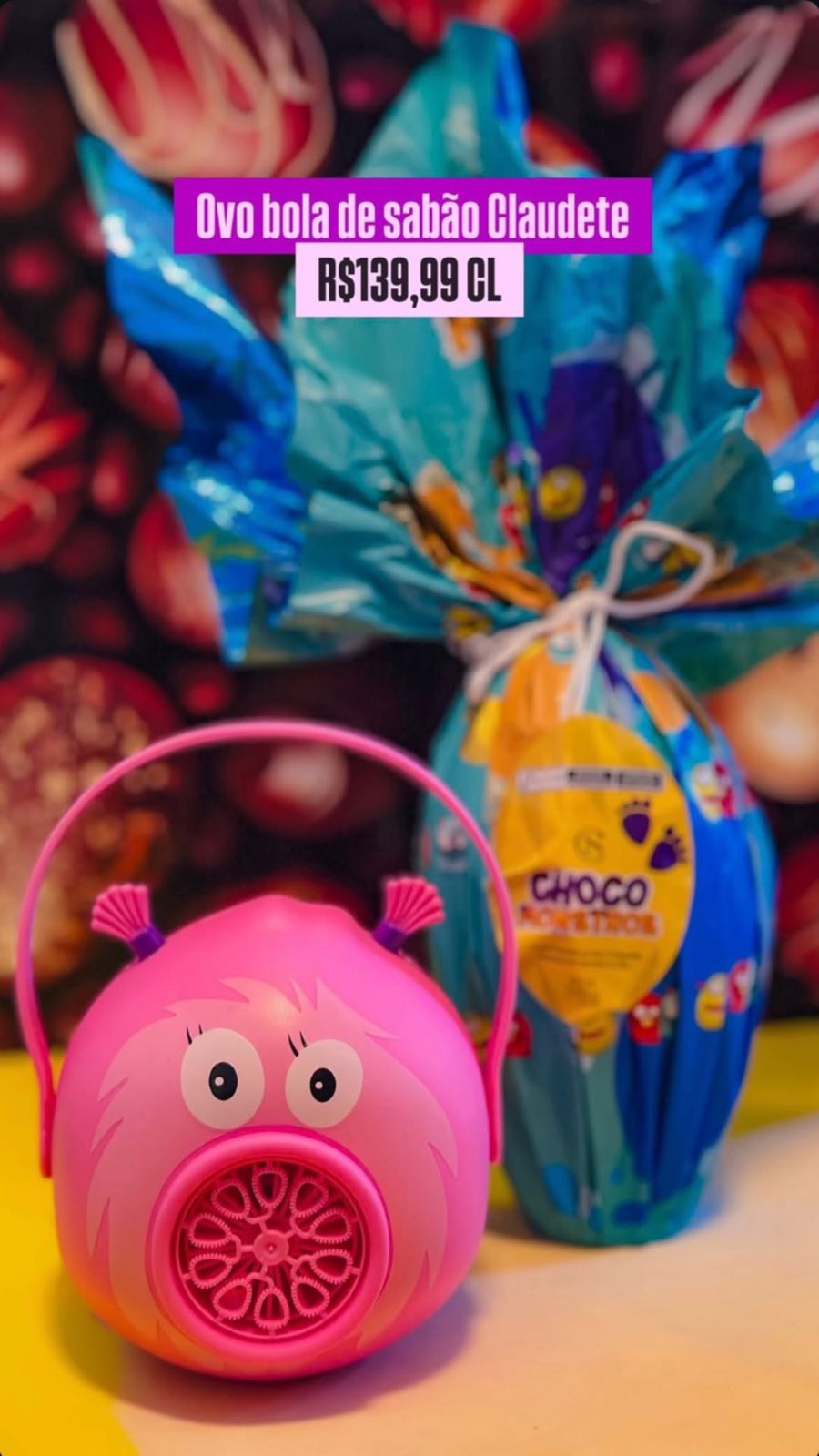 Bubble Magic Deluxe – Ovo + Máquina de Bolhas Claudete